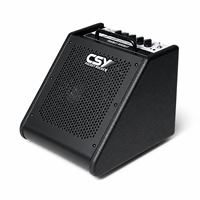 Amplificateur de batterie électronique CSY PM-30A |   Contrôleur de volume indépendant pour batterie et entrée ligne, commutateur Bluetooth |   Égaliseur 3 bandes, 30W RMS / 50W de crête