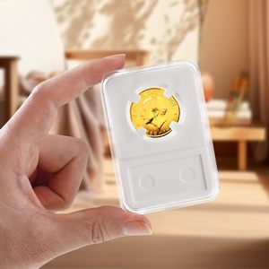 Estuche de acrílico de 19 mm con protección UV para monedas, soporte de almacenamiento para monedas clasificadas, ideal para monedas de un centavo de la Moneda de EE. UU. - Product Image 5
