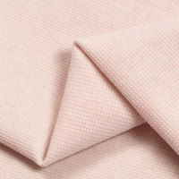 Tissu tricoté à carreaux double face GUAN MIAN, 185 GSM, 77,2 % coton, 22,8 % polyester, tissu tricoté à carreaux élastique pour t-shirt