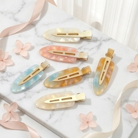 Barrettes à cheveux en acétate écologiques Ume Hawallan pour femmes, accessoires de coiffure tendance, sans plis, pour filles