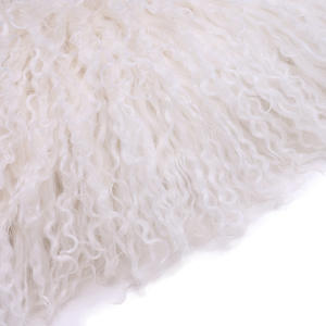 Tapis en fourrure de mouton mongol, couverture de canapé en <span class=keywords><strong>laine</strong></span> <span class=keywords><strong>bouclée</strong></span> longue et moelleuse, tapis d'appoint en peau de mouton tibétain - Product Image 5