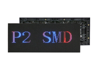 Écran d'affichage LED SMD couleur pleine P2 RGB Hub75, module mural vidéo intérieur SDK 256*128mm, luminosité 5000cd/m², garantie 5 ans
