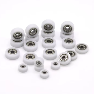 SEMEI BS60828-7 608RS POM גלגל דלרין POM 3D מדפסת גלגלי רולר V חריץ POM גלגל עם גלגלת פלסטיק נושאת - Product Image 1