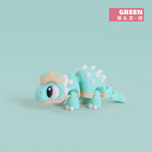 Adornos de Dinosaurios con Temática de Frozen, Impresos en 3D, Multicolores, de Cristal, Hechos a Mano, Regalo Creativo - Product Image 5