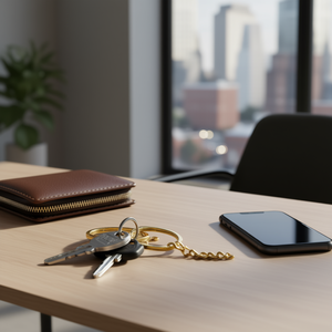 Portachiavi Ilan con Catena Dorata da 30mm per Accessori Chiavi - Product Image 3