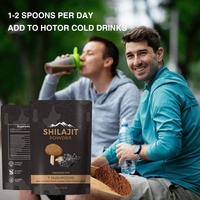 Complexe de poudre de champignons Shilajit Amaz Premium, mélange d'adaptogènes biologiques, Reishi, Cordyceps, Chaga