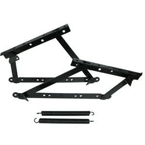 Living room metal adjusted folding black click clack Bed lift mechanism for furniture