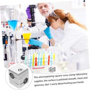 Soporte de Laboratorio con Abrazadera Cruzada, Acero Inoxidable Electrochapado, Resistente a la Corrosión, Garantía de 3 Años, Estable para Equipos de Laboratorio - Product Image 6