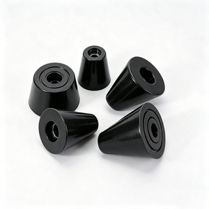 Pieds coniques en caoutchouc <span class=keywords><strong>Sorbothane</strong></span> robustes pour sols industriels, pare-chocs en caoutchouc, fournis directement par l'usine - Product Image 6