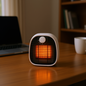 Calentador Eléctrico Portátil de Cerámica de 1500W, 269 Pies Cuadrados de Área de Calefacción, Control Mecánico para Uso en el Hogar y la Oficina - Product Image 2