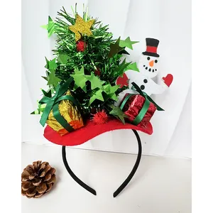Giáng sinh headbands Xmas cây kẹo Snowman hat tóc Hoop Đảng Santa tóc ban nhạc cho Kid người lớn giáng sinh trang phục tóc ban nhạc