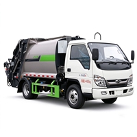 Compacteur de déchets Foton Small Card Star 3 à benne courbée, modèle compact, maniable sur les routes étroites et les zones résidentielles