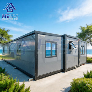 HeSHi Modern Prefab Container House Rectangle Living Modular Home 40Ft Expandable Design Style - Product Image 2