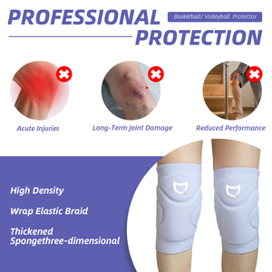 Anti collisione calcio spessa spugna supporto elastico corsa palestra Fitness danza pattinaggio di danza <span class=keywords><strong>per</strong></span> adulti giovani <span class=keywords><strong>ginocchiere</strong></span> di sicurezza - Product Image 4