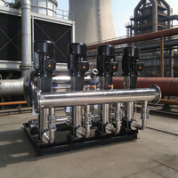 Pompa Sentrifugal Multistage Vertikal 2 4 Ton Pompa Booster Angkat Tinggi Mesin Pengolahan Air Skala Besar