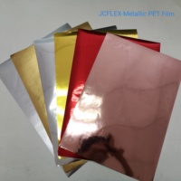 Vinilo Adhesivo Metálico Dorado y Plateado para Decoración, 80 Micras, Sin Burbujas, Muestra A4 para Plotter de Corte de PVC, Publicidad 2026