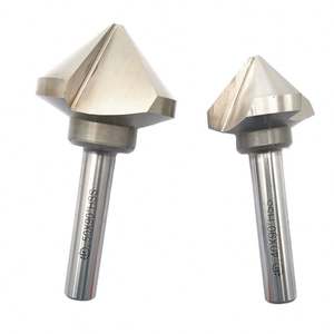 Juego de 6 brocas de fresado HSS de 3 filos para avellanado a 90 grados - Product Image 4