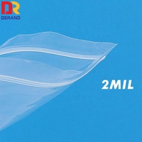Op maat gemaakte logo ziplock zakjes waterdicht herbruikbaar biologisch afbreekbaar voedsel bewaartasjes 100 stuks verpakking thuis reizen
