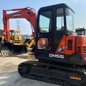 รถขุดมือสอง 5 ตัน ยี่ห้อ Doosan รุ่น DH55 แบบไฮดรอลิก พร้อมเครื่องยนต์และปั๊มกำลังสูงสำหรับขุดเจาะ ได้รับมาตรฐาน CE และ EPA - Product Image 2