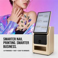Imprimante à ongles intelligente AI avec écran tactile 15,6 pouces, imprimante à ongles commerciale avec design personnalisé et séchage intégré