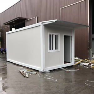 Maison préfabriquée en acier portable standard de 20 pieds, bureau, appartement, maison modulaire mobile, conteneur pliable pour salle d'activités - Product Image 4
