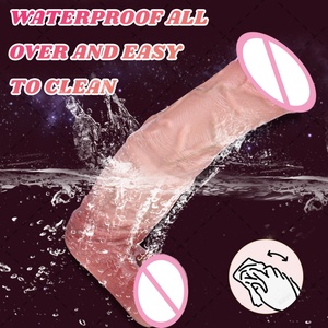 Funda de silicona líquida FAAK para pene con anillo antideslizante y rosca interna, funda para agrandamiento del pene masculino, extensor de pene - Product Image 4