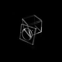 Boîtes de loupe en plastique transparent Effet loupe