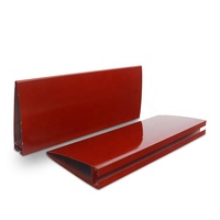 Profilé de plafond suspendu en aluminium série 6000 étanche, couleur personnalisable, services de découpe et de pliage pour plafonds suspendus