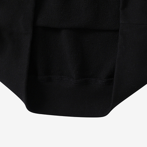 Sweat-shirt streetwear épais en molleton 3 couches, chaud pour l'hiver, en coton, pull tricoté durable, col rond coréen - Product Image 6