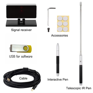 Pantalla inteligente portátil Pizarra interactiva Infrarrojo <span class=keywords><strong>Virtual</strong></span> Multi-Pen Pantalla táctil Escritura Aula digital Pizarra inteligente - Product Image 6