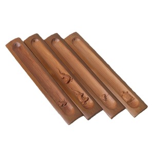 Bamboo Incense Holder Carved Handmade Chinese Style Religious Use All Season Personal Gift - Product Image 5