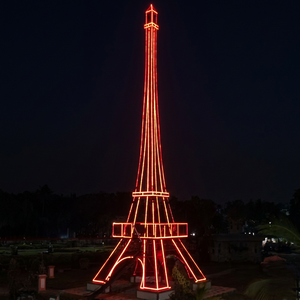 ไฟประดับรูปหอไอเฟล LED สำหรับตกแต่งภูมิทัศน์ถนน ขายส่ง - Product Image 3