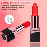 Mini rouge à lèvres vibrateur 10 vitesses balle vibrant G Spot Clitoris stimulateur masseur femme masturbateur adulte Sex Toys pour femmes
