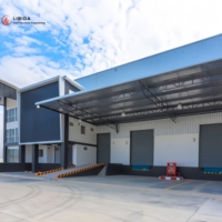 Edificio Prefabricado Moderno de Acero Ligero de Buena Calidad, Estructuras de Acero, Sala de Exposiciones