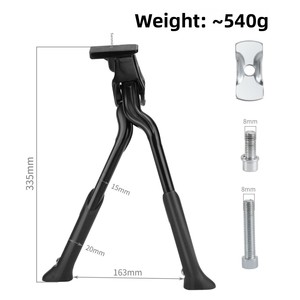 Soporte Central Ajustable de Aleación de Aluminio <span class=keywords><strong>para</strong></span> <span class=keywords><strong>Bicicleta</strong></span>, Soporte Universal <span class=keywords><strong>para</strong></span> <span class=keywords><strong>Bicicleta</strong></span> de Montaña y Carretera, Soporte Lateral Central - Product Image 5