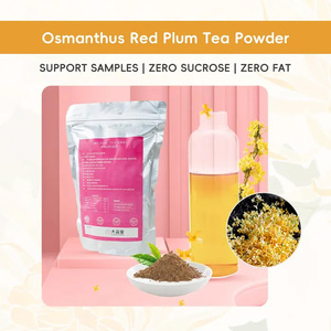 Base soluble en polvo de té de ciruela roja Osmanthus instantánea para recetas de bebidas de café de té de burbujas - Product Image 2
