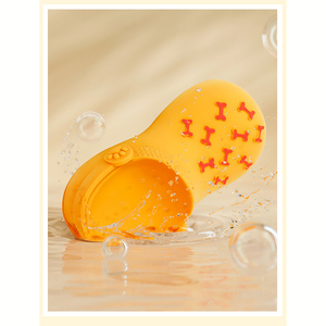Jouet à mâcher couineur en latex pour chien, en forme de chaussure, pour le nettoyage dentaire et la dentition des chiots et petits chiens - Product Image 6