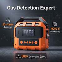 Monitor de Calidad del Aire, Analizador Portátil de Gases Múltiples con Sistema Operativo Android, Detector de Gases de Combustión, Alarma, Analizador de Gases PM2.5 PM10