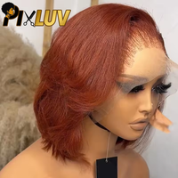 Perruques Courtes en Cheveux Humains en Gros, Fournisseurs de Perruques Lace Front Sans Colle, Perruques Pixie Cut en Cheveux Humains, Perruques en Cheveux Naturels pour Femmes