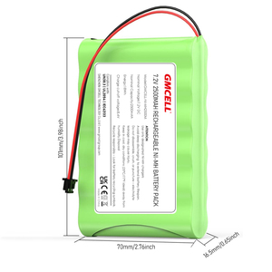 Pack de batteries Ni-MH personnalisé 6S1P 2500mAh 7.2V pour détecteurs de fumée, détecteurs médicaux et de jouets, et lampes de poche - Product Image 3
