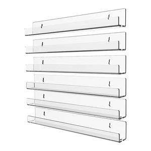 Chất lượng cao thực tế trong suốt và tinh tế phù hợp cho sách hình ảnh đồ chơi và đĩa LCD Acrylic treo tường Rack hiển thị - Product Image 1