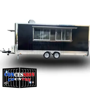 2022 USA Custom ized Food Trailer mit vollen Küchengeräten Erschwing liche 5,5 m voll ausgestattete Food Truck