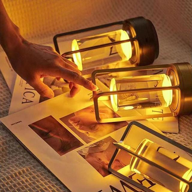 Wholesale Nordic Led Chargeable Cordless Wireless Bar Lamp Night Luxury Cordless Restaurant Battery Table Desk Lamp