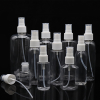 Bouteille pulvérisateur en plastique PET ambré de 30 ml, 250 ml, 4 oz, 8 oz avec tête de pompe à pulvérisation continue