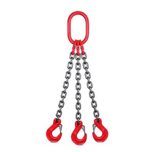G80 6/7/8/10/13mm Eslinga de Cadena de Tres, Cuatro y Dos Brazos para Elevación y Aparejos, Fabricación de Eslingas de Cadena, Solo Cadena - Product Image 1