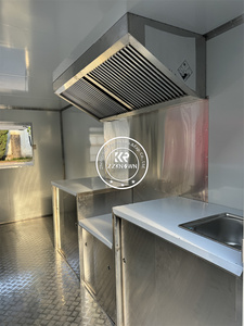 China Hot Sale <b>Concession</b> Food Kiosk Mobile Fast Street Snack Food Truck <b>Trailer</b> with Stainless Steel Workbench - Product Image 6