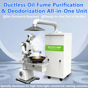 Kanalsız Yağ Dumanı Arıtma ve Koku Giderme Hepsi Bir Arada Ünite OEM Fabrika Duman Arıtıcı Hafif Yemek Hizmetleri için Duman Kokusu Giderici - Product Image 3