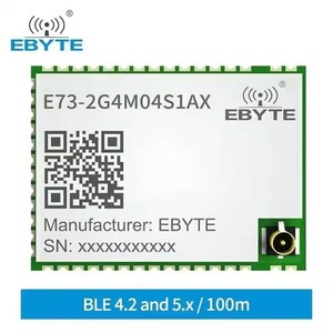 Module sans fil BLE Ebyte E73-2G4M04S1AX avec transceiver RF 2,4 GHz, puce NRF52810, ARM CORTEX-M4, compatible BLE 4.2 et BLE 5.0, format CMS - Product Image 2
