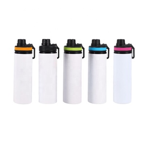 <span class=keywords><strong>Botellas</strong></span> de Agua Deportivas de <span class=keywords><strong>Aluminio</strong></span> para Sublimación de 750ML con Logotipo Personalizado y Tapa con Asa, <span class=keywords><strong>Botellas</strong></span> en Blanco para Sublimar de 750ml - Product Image 1