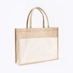 Ly Hợp Vải Bố Nhiều Lớp Đựng Hàng Tạp Hóa Túi Tote Đay Bán Sỉ Có Túi Vải Bố Gấp Gọn Dùng Tay Bằng Vải Lanh Cotton - Product Image 4